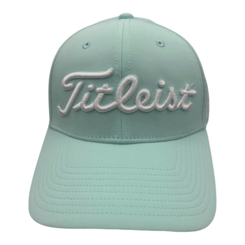 🆕 Titleist Golf Hat Sea Glass Aqua "Pro V1" Strapback Golf Cap H109